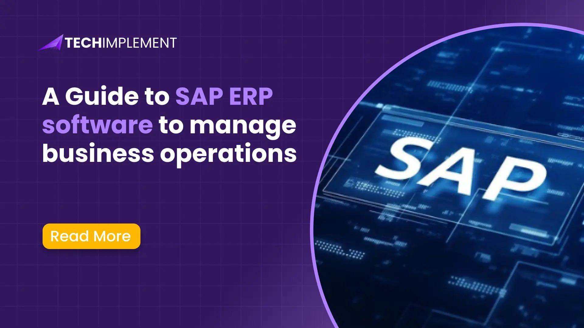 A Guide to SAP ERP software to manage business operations