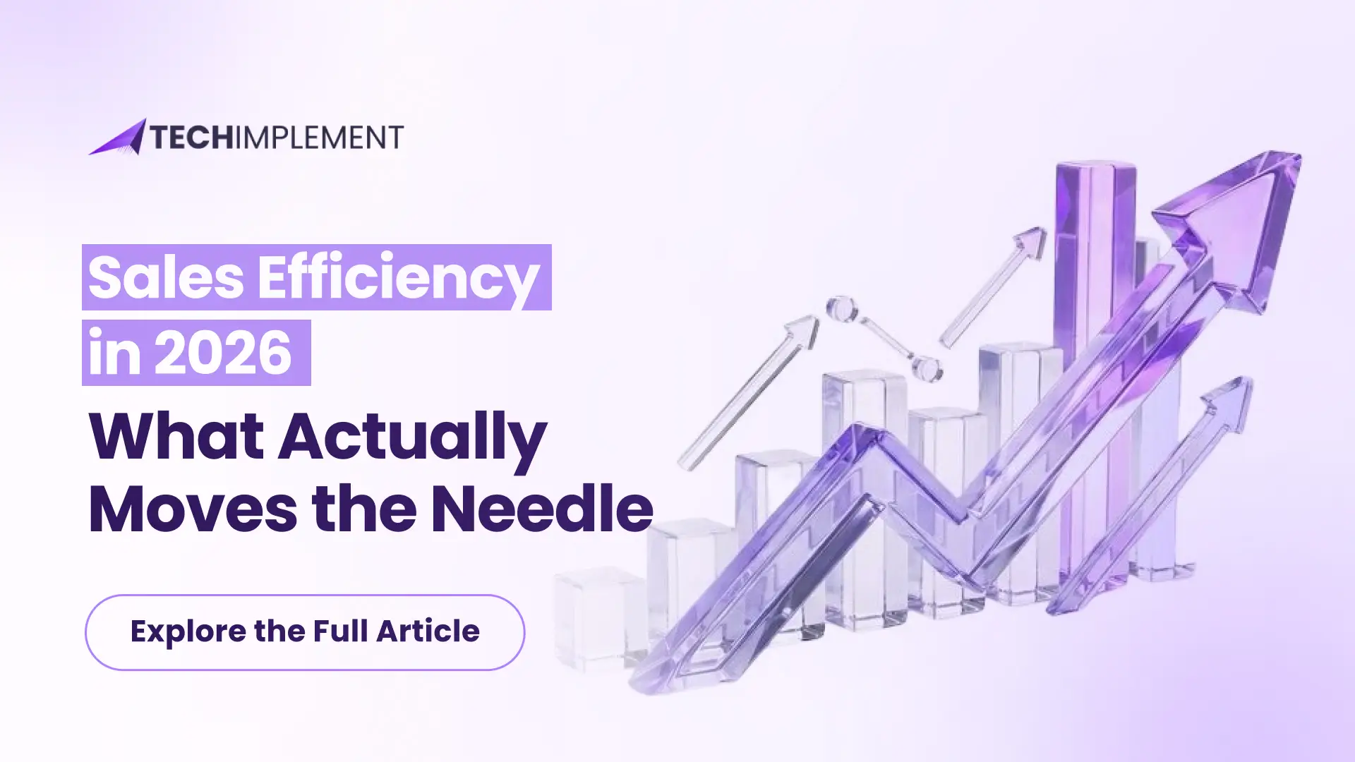 Sales Efficiency in 2026: What Actually Moves the Needle