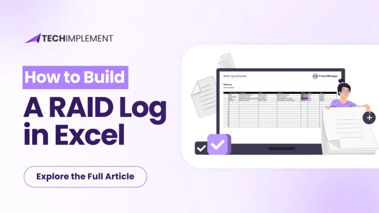 How to Build a RAID Log in Excel